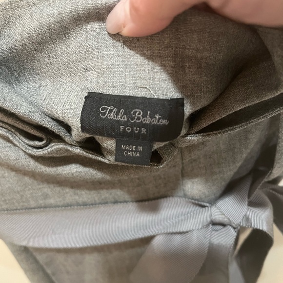 Talula Babaton Wool Pleated Skirt - Picture 2 of 4